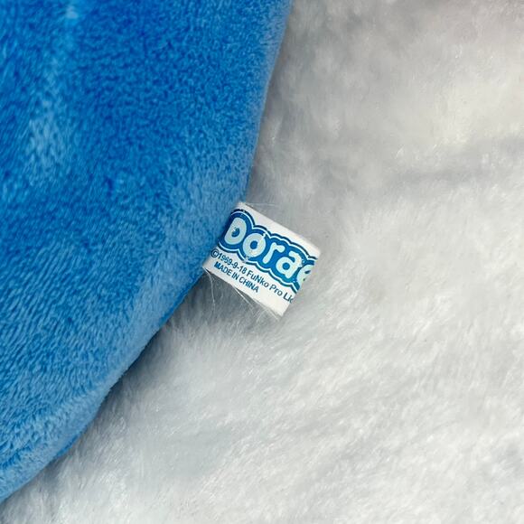 Vtg Doraemon Plush 17" Large Real Bell Blue White Stuffed Toy USA Seller 1999 - Picture 10 of 14